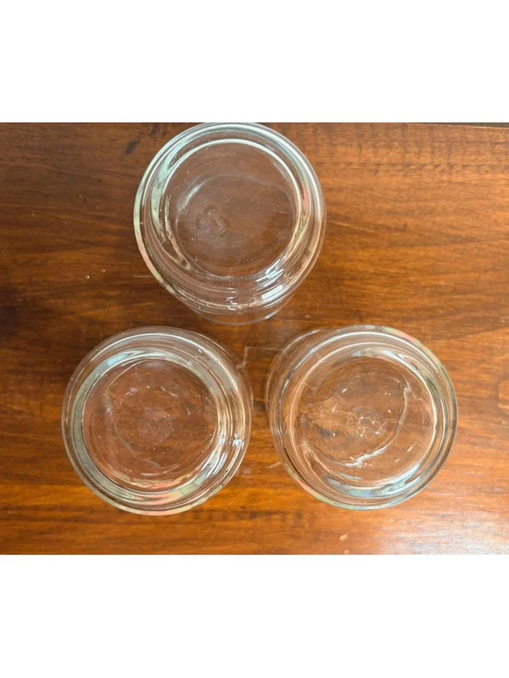 Vintage Floral Drinking Glasses Set of 3